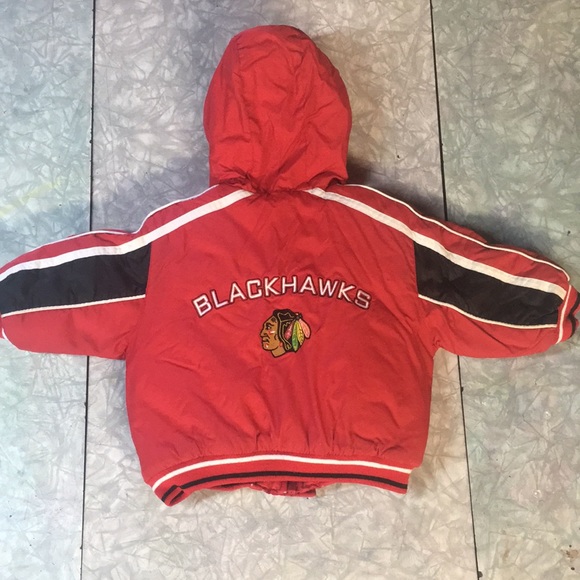 Reversible Blackhawks Baby Winter Jacket - Picture 2 of 5